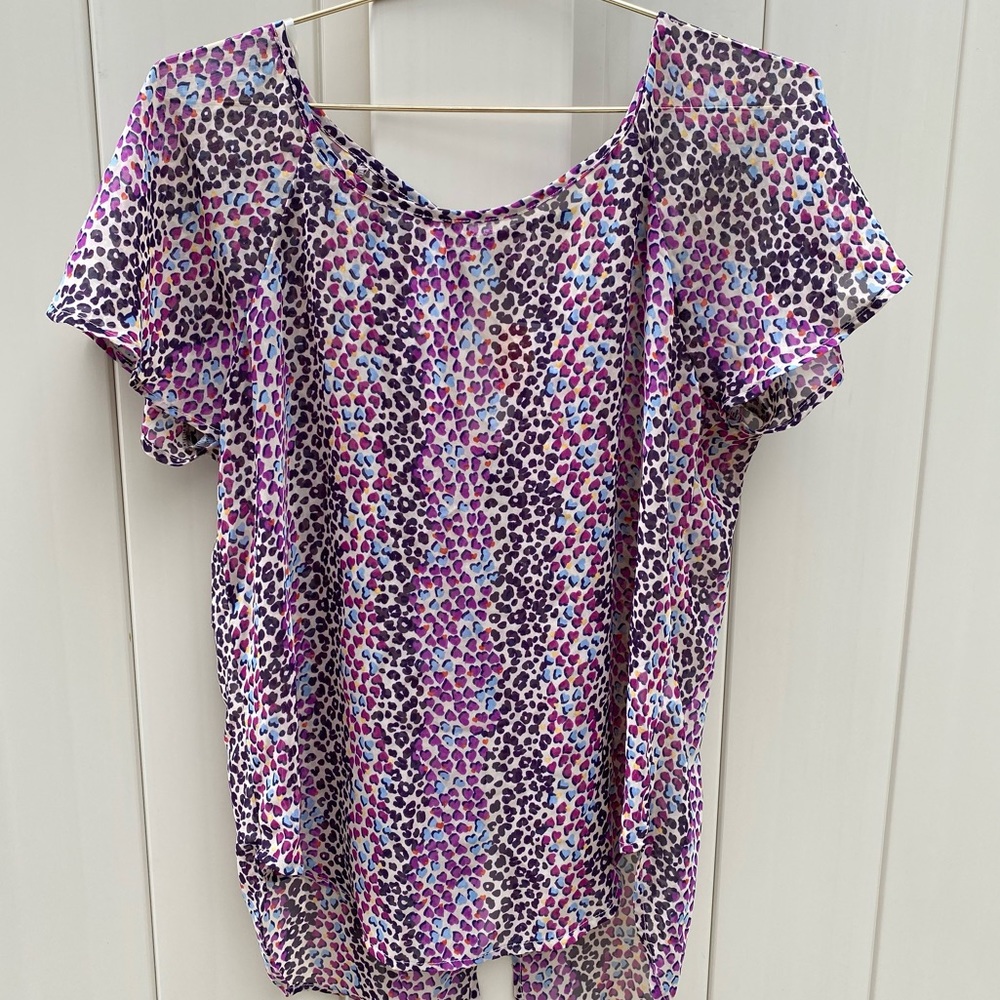 Lily White Leopard Blouse 🐆